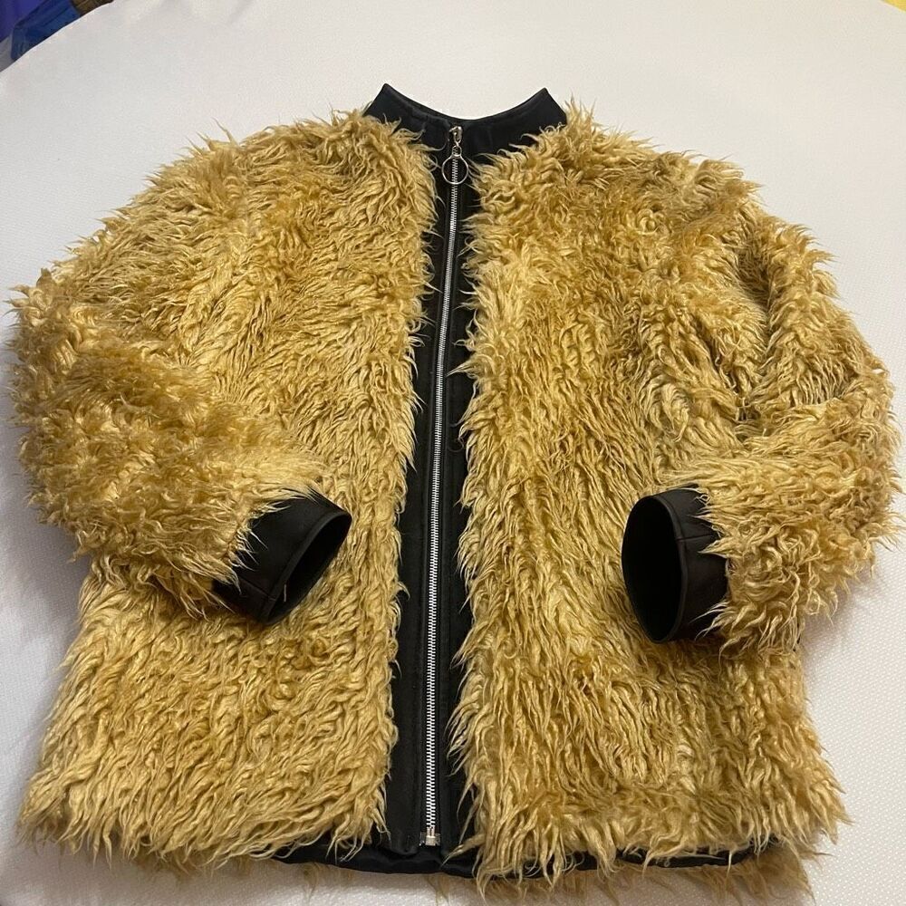 Lip Service Shaggy Faux Fur Jacket Size Medium